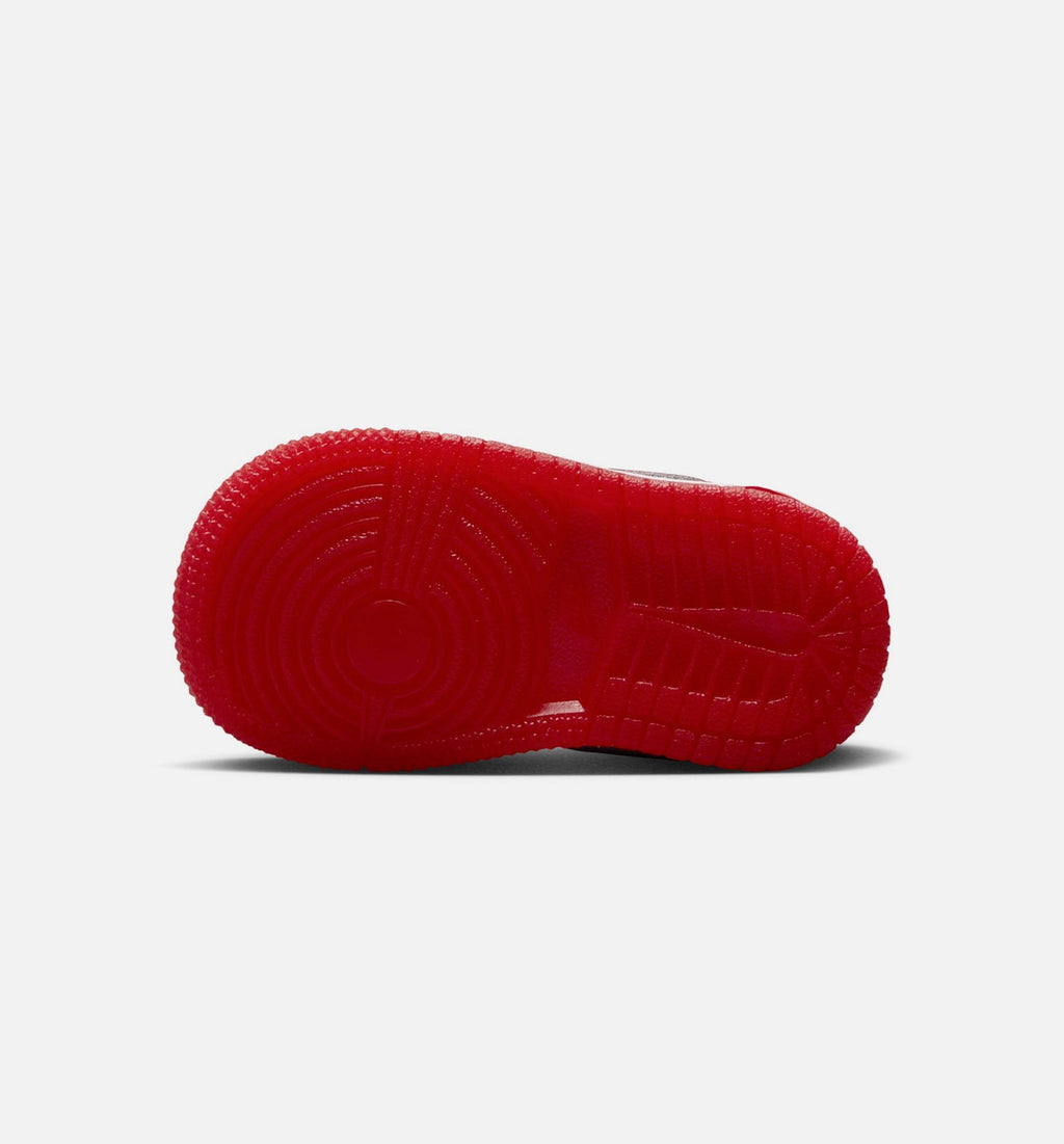 Air Jordan 1 Retro High OG Nails and Grails | Infant/Toddler Lifestyle Shoe | Varsity Red/Metallic Silver