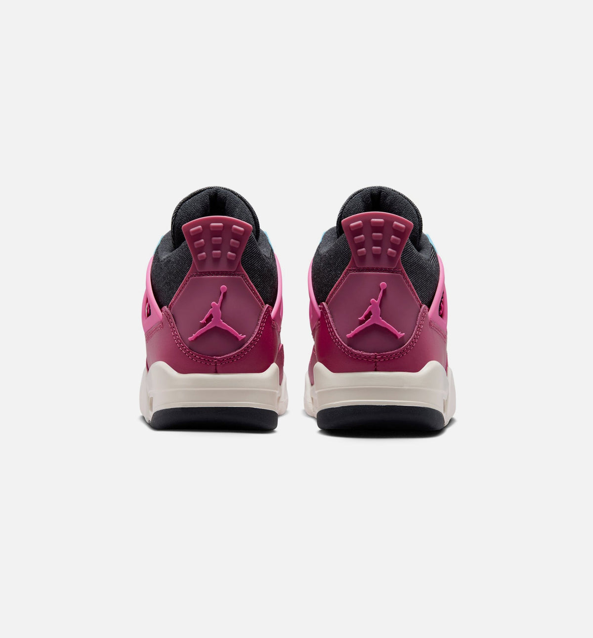Air Jordan 4 Retro She's A Star Grade School Shoes - Sweet Beet Desert Pink Off Noir Chalk