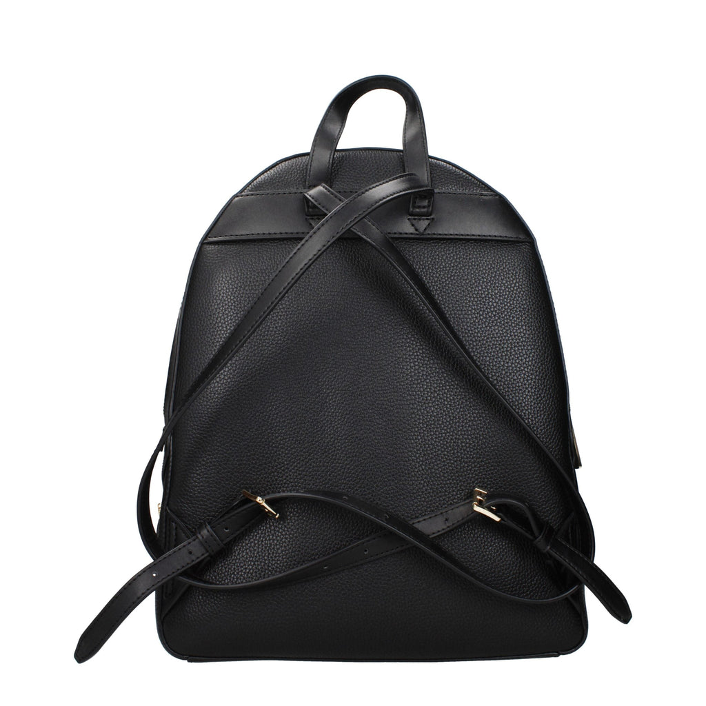 Black Leather Backpack