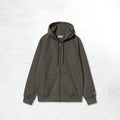 Carhartt WIP Hooded Chase Jacket: Shungite / Gold