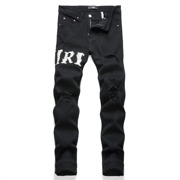 Amiri Jeans Ripped Stretch Jeans