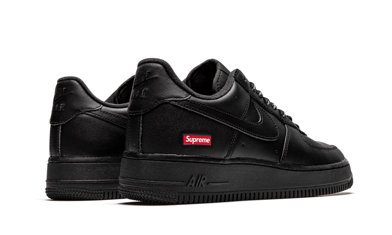 Supreme x Nike Air Force 1 Low 'Mini Box Logo' – CU9225-001 | Black AF1 Low with Supreme Box Logo Detailing