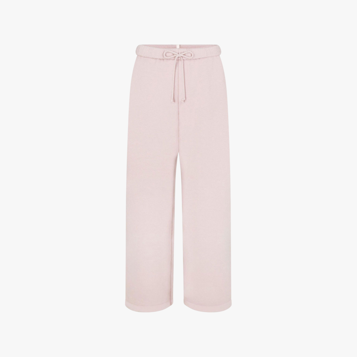 SKIMS Cotton Fleece Classic Straight Leg Pant Barely Pink