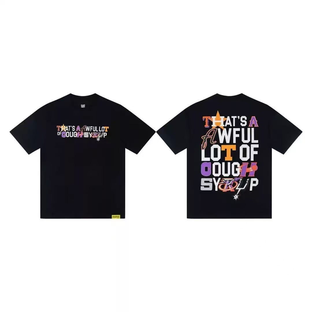 ALOCS Cough Syrup Multi‑Vintage Graphic Oversized Tee Streetwear