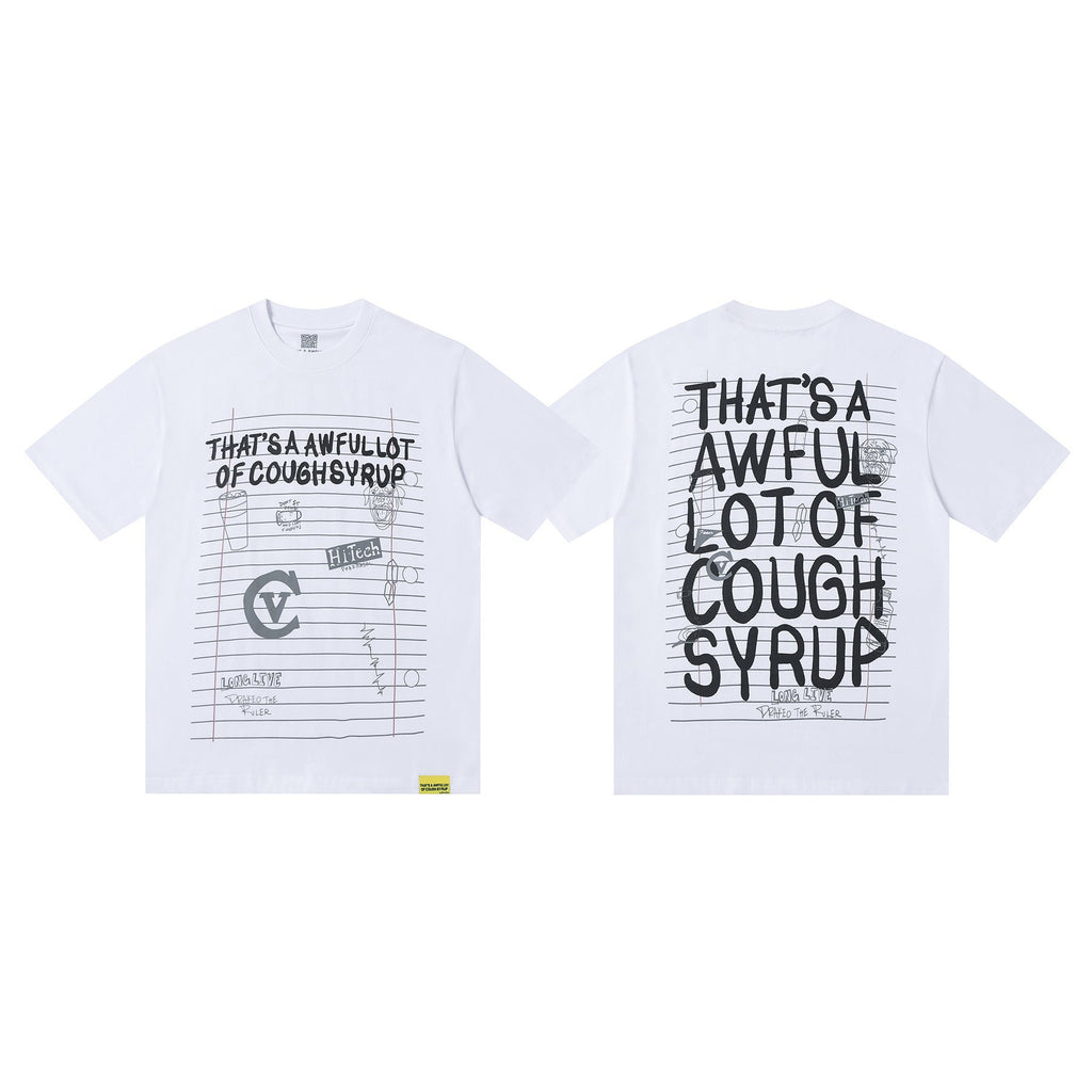 ALOCS Cough Syrup Multi‑Vintage Graphic Oversized Tee Streetwear
