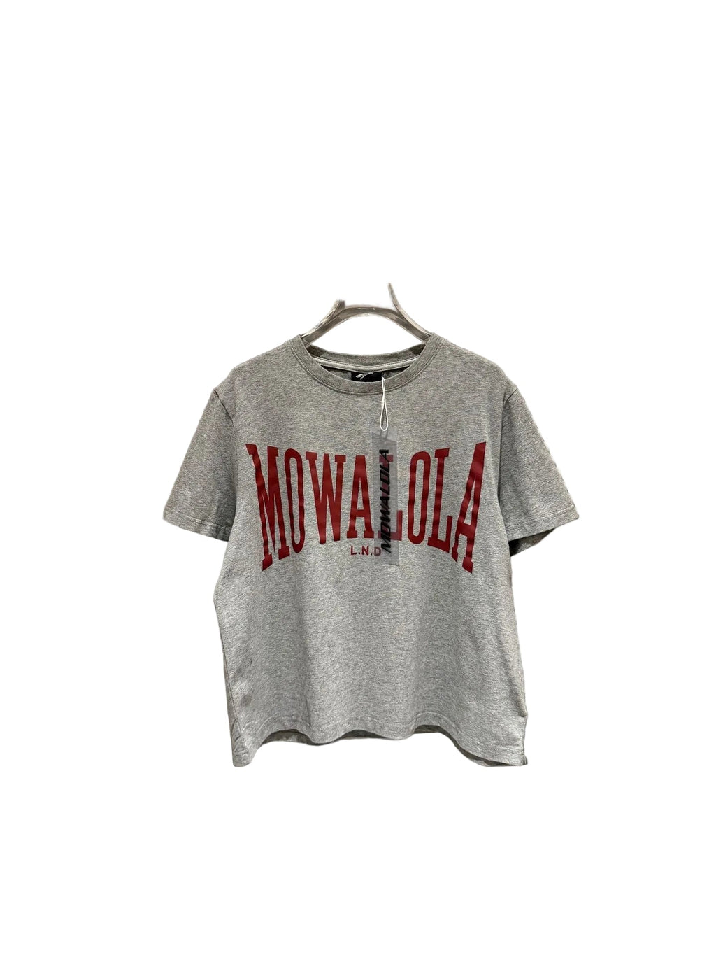 Mowalola Vintage Varsity Letter Graphic Crew Neck T-Shirt Unisex