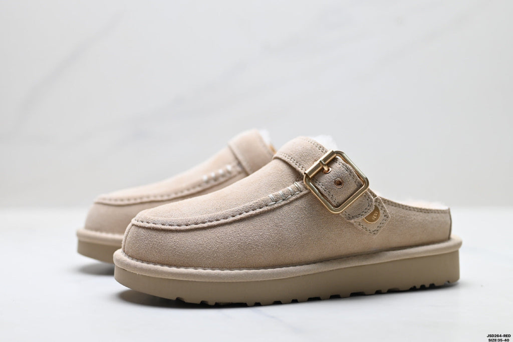 UGG Ethnic-Trim Shearling Slip-On Shoes