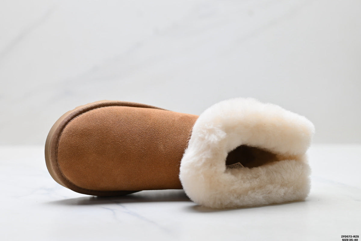 UGG Classic Ultra Mini Bow Ankle Boots