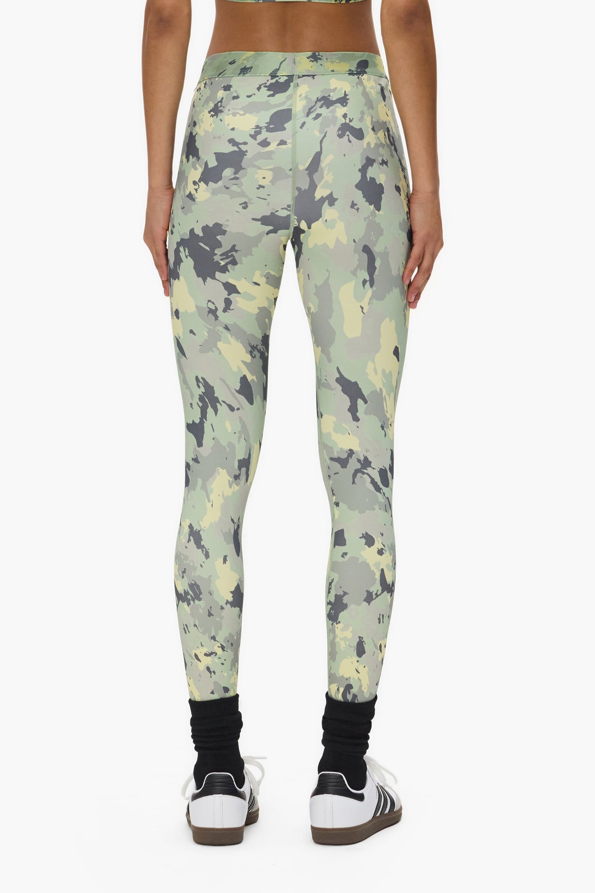 Painted Camo Nylon Legging