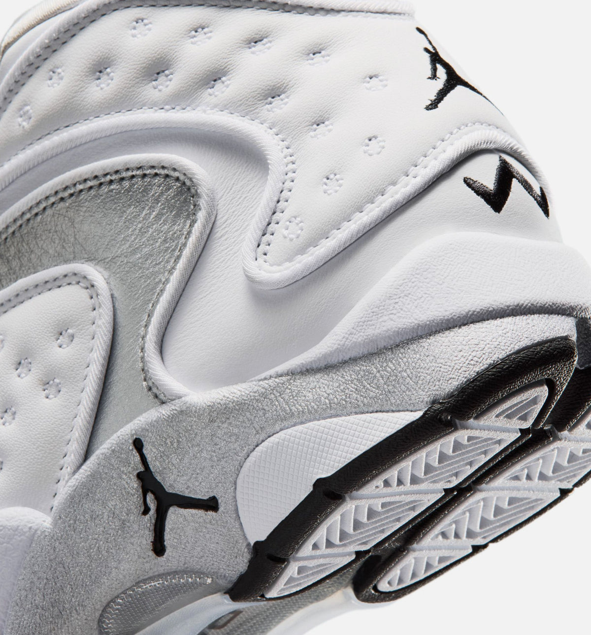 Air Jordan OG Women's Lifestyle Shoe – White/Black/Metallic Silver