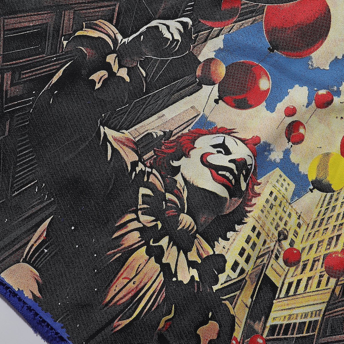 BKYS Revival Clown Balloon Rhinestone Graphic T-Shirt