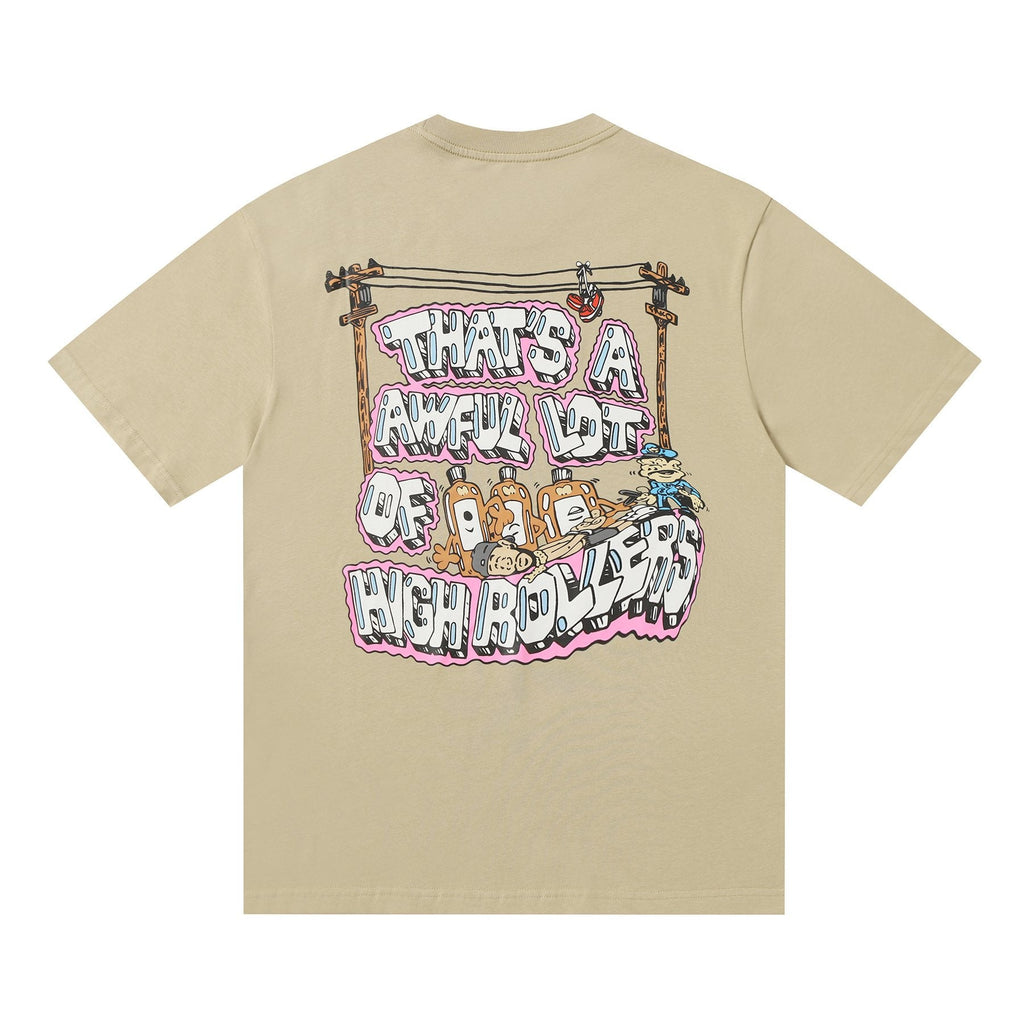 THAT'S A AWFUL LOT OF COUGH SYRUP Khaki Casino Dice Graphic T-Shirt