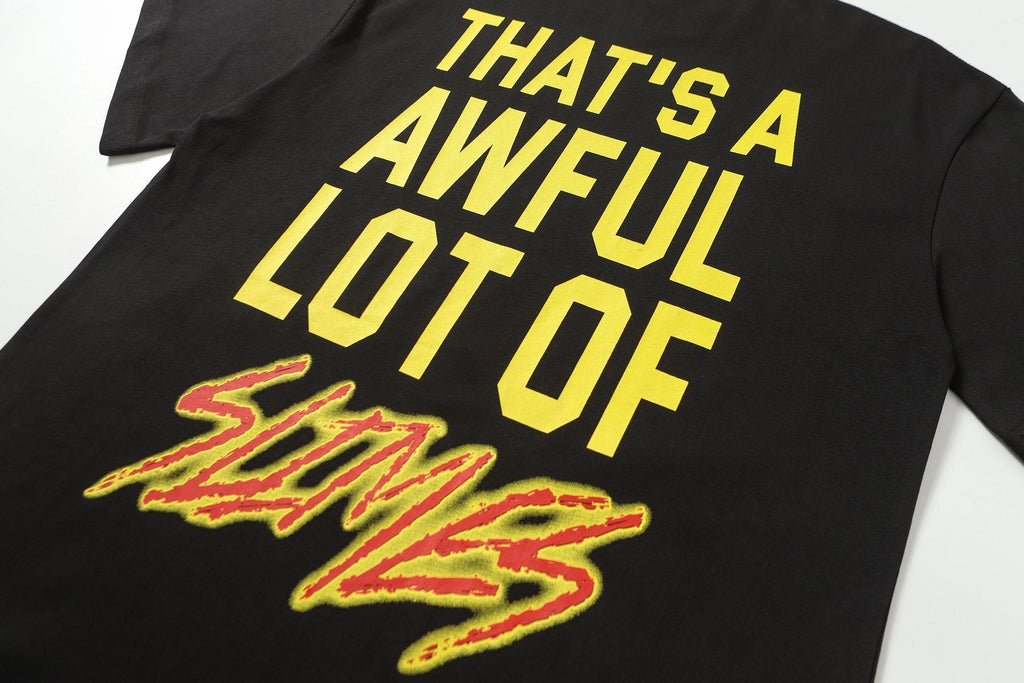 THAT'S A AWFUL LOT OF COUGH SYRUP Astronaut Slime Graphic T-Shirt