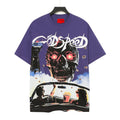 Godspeed Purple Washed Rock Graphic T-Shirt