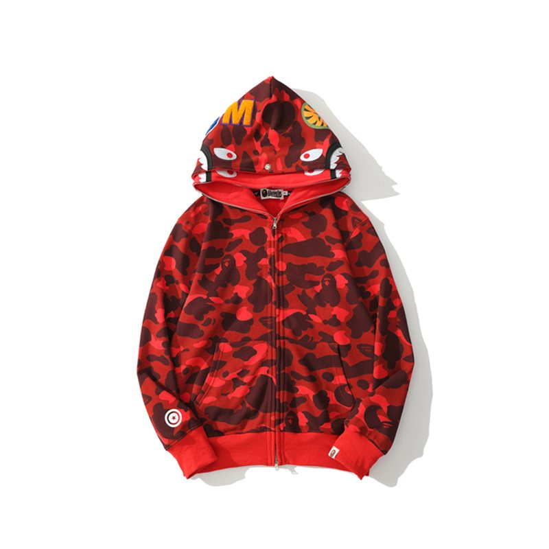 BAPE Shark Camo Full-Zip Hoodie