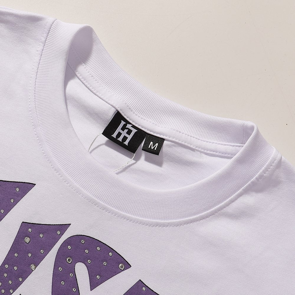 Life Hustlere Sexy Astronaut Rhinestone-Style Graphic T-Shirt