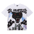 Life Hustlere Rhinestone Panther Graphic T-Shirt