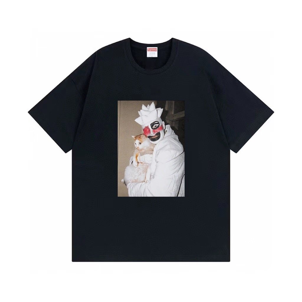 Supreme Clown Cat Graphic T-Shirt