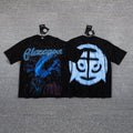 Glazagod Blue Graphic Short-Sleeve T-Shirt