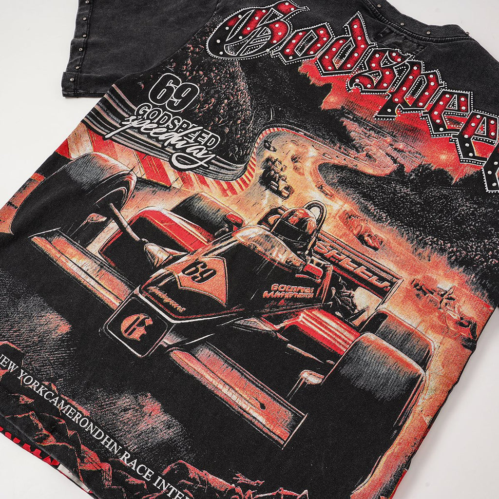Godspeed 69 Raceway Short-Sleeve Graphic T-Shirt