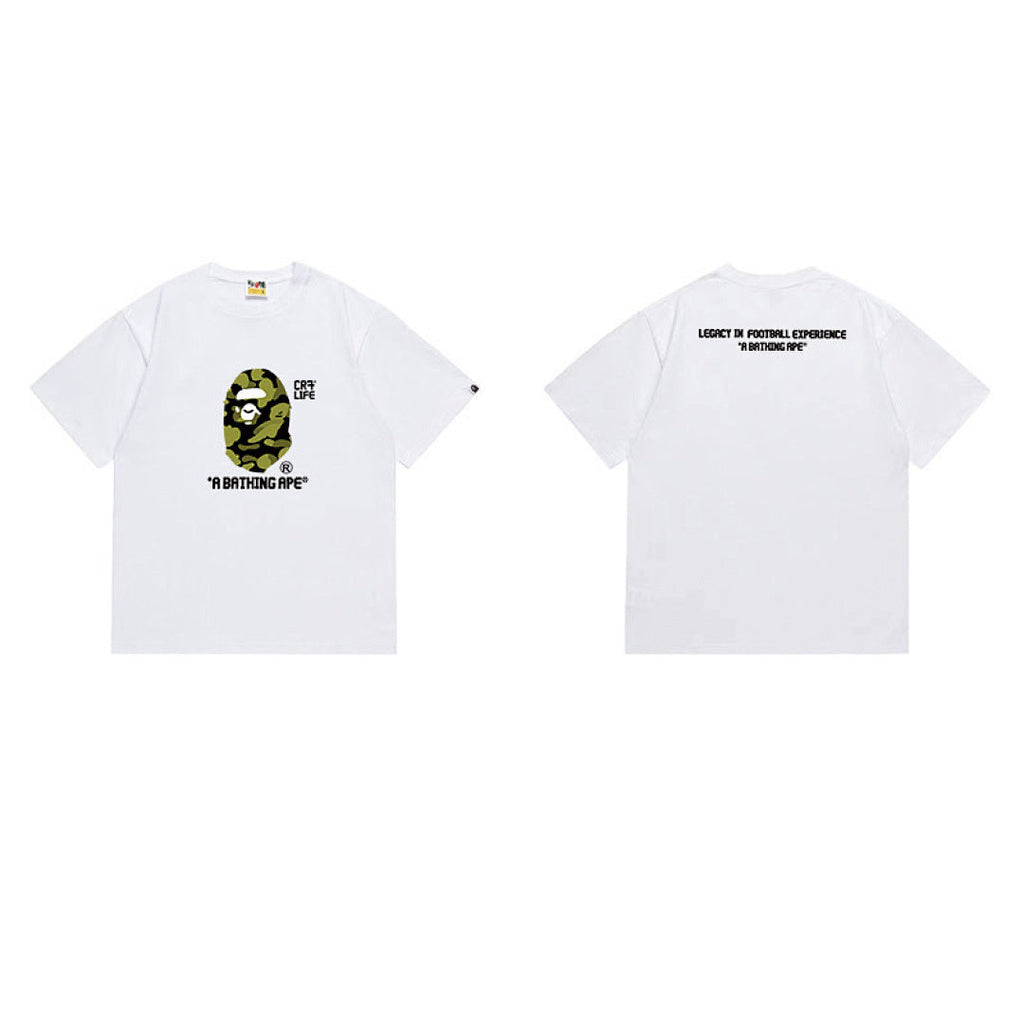 BAPE Ape Head Graphic Streetwear T-Shirt