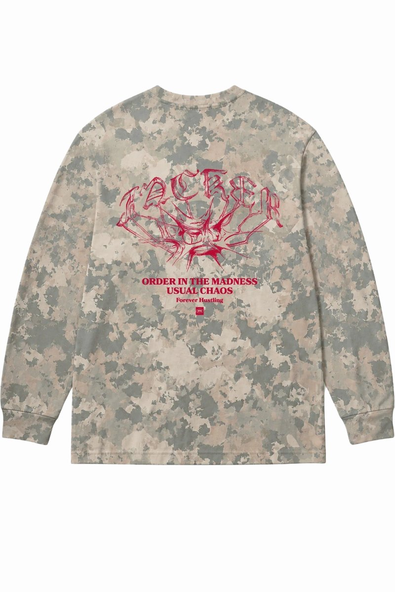 JACKER N°1890 L/S T-SHIRT Camo