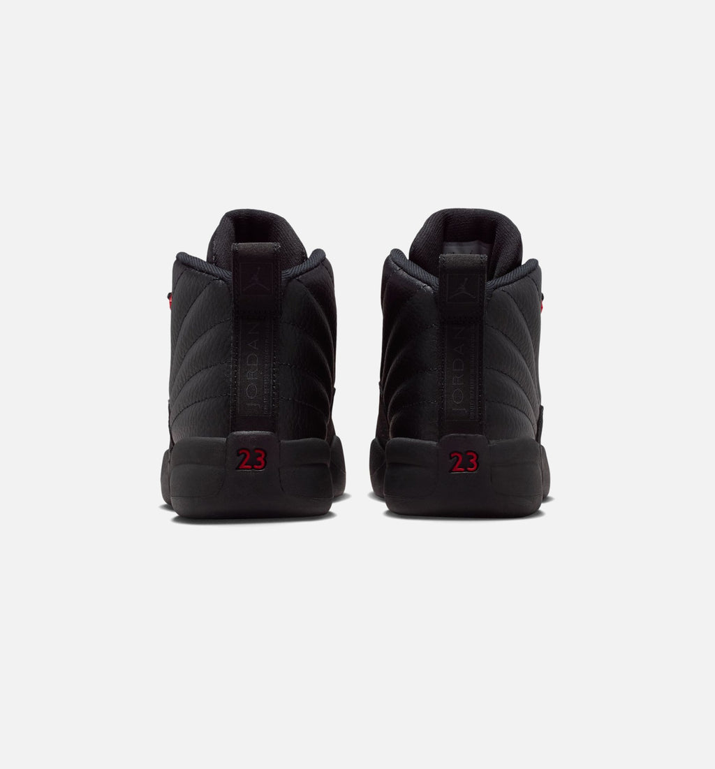 Air Jordan 12 Retro Bloodline Preschool Lifestyle Shoe – Black/Varsity Red