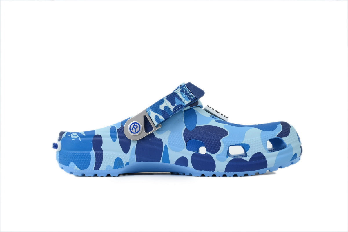 Crocs Classic Clog A Bathing Ape ABC Camo Blue 209627-4TB