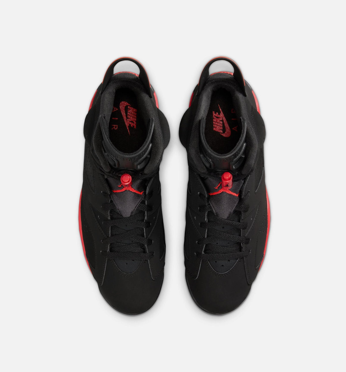 Air Jordan 6 Retro Infrared Salesman Men's Sneakers - Black / Light Crimson