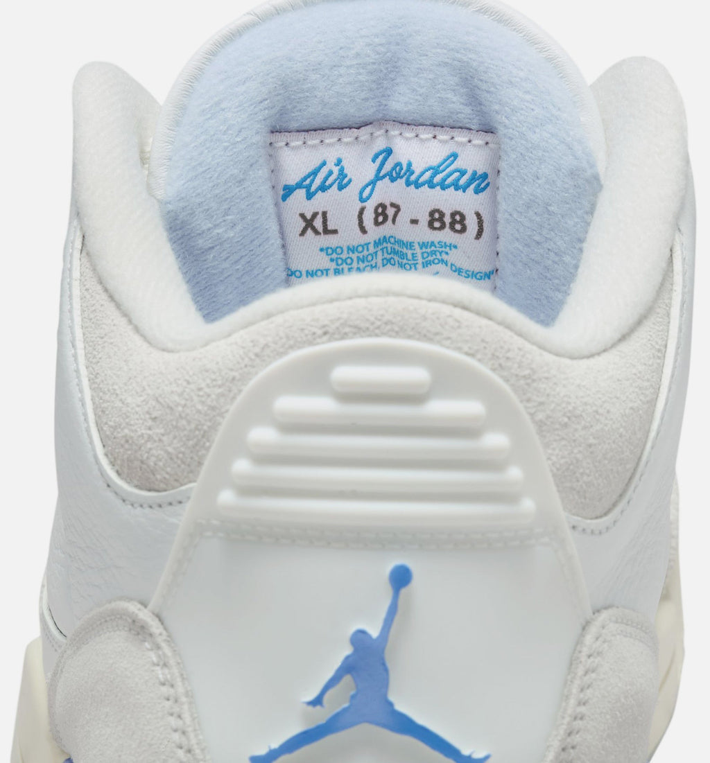 Air Jordan 3 Retro Lucky Shorts Men's Sneakers - White / Hydrogen Blue / Legend Blue