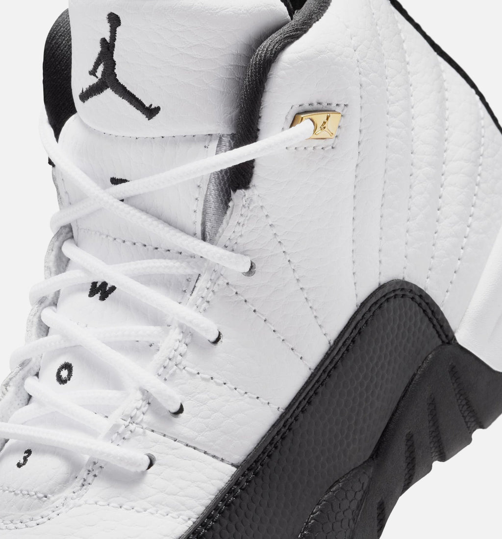 Air Jordan 12 Retro 'Taxi' Preschool - White/Black/Taxi