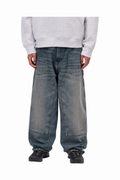 CARHARTT WIP OAKLAND PANT Blue Worn Used Wash