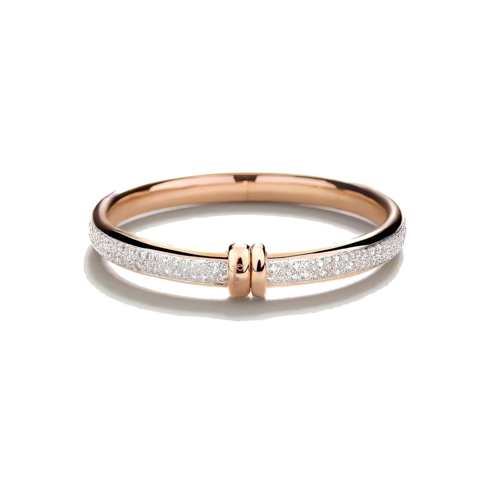 Pomellato Style Classic Cubic Zirconia Bangle