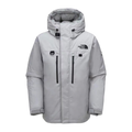 The North Face Himalayan Down Parka in Grey & White