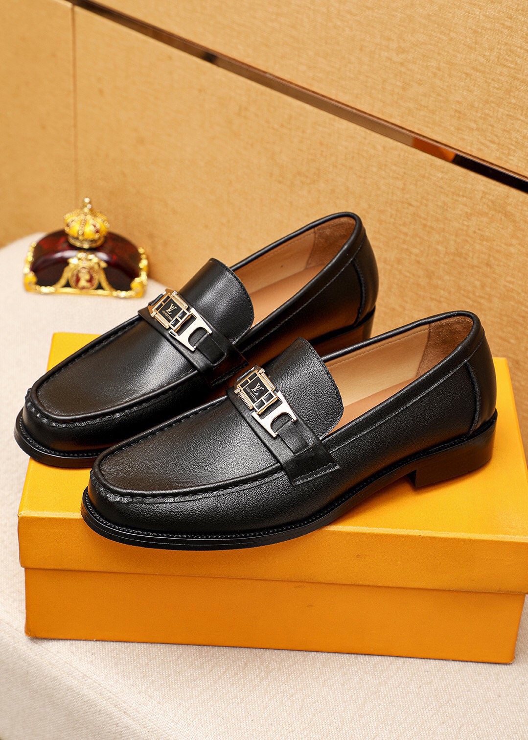 Louis Vuitton Black Hardware Loafers - Smooth Leather Upper