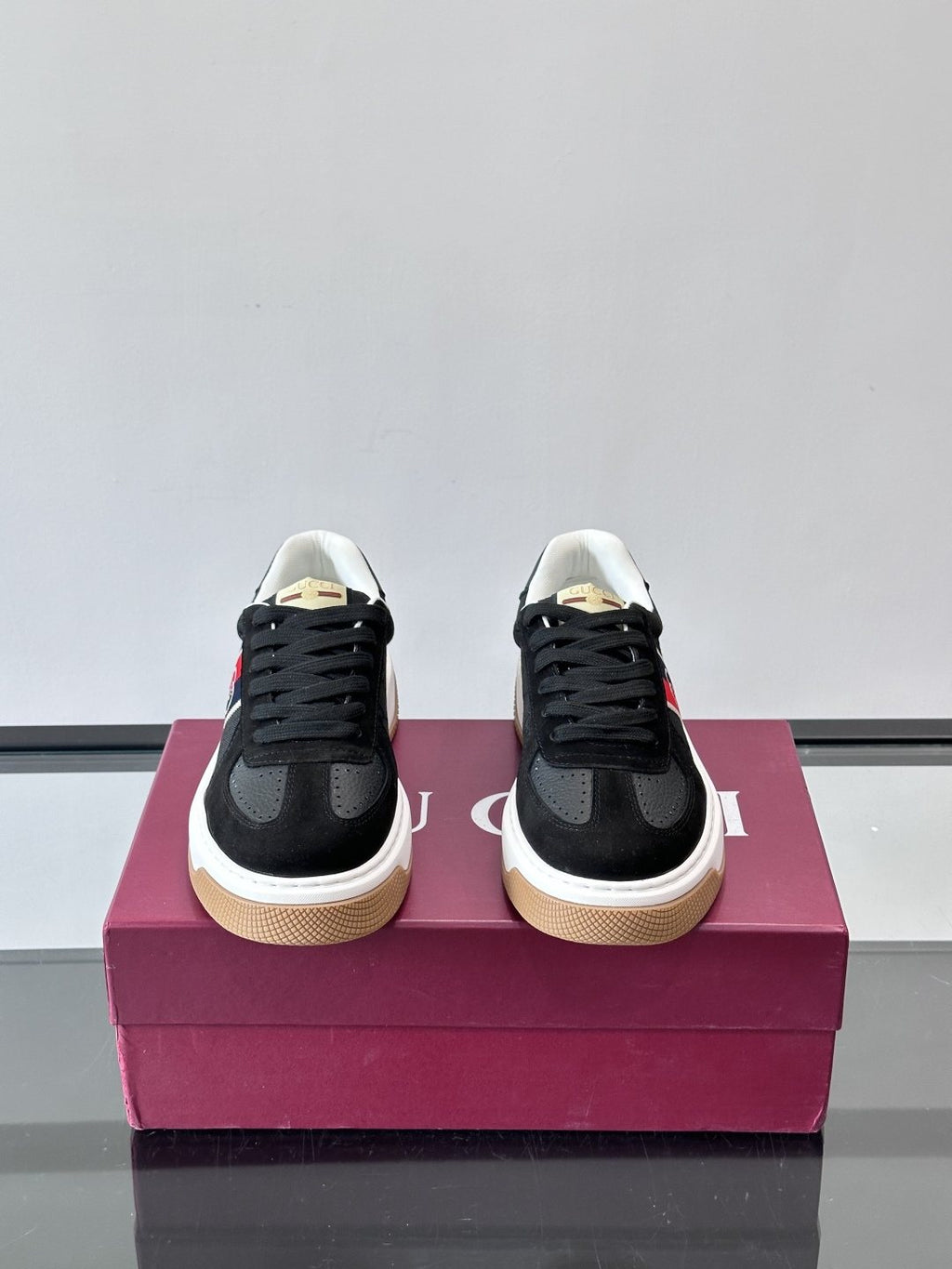 Gucci Black Stripe Sneakers