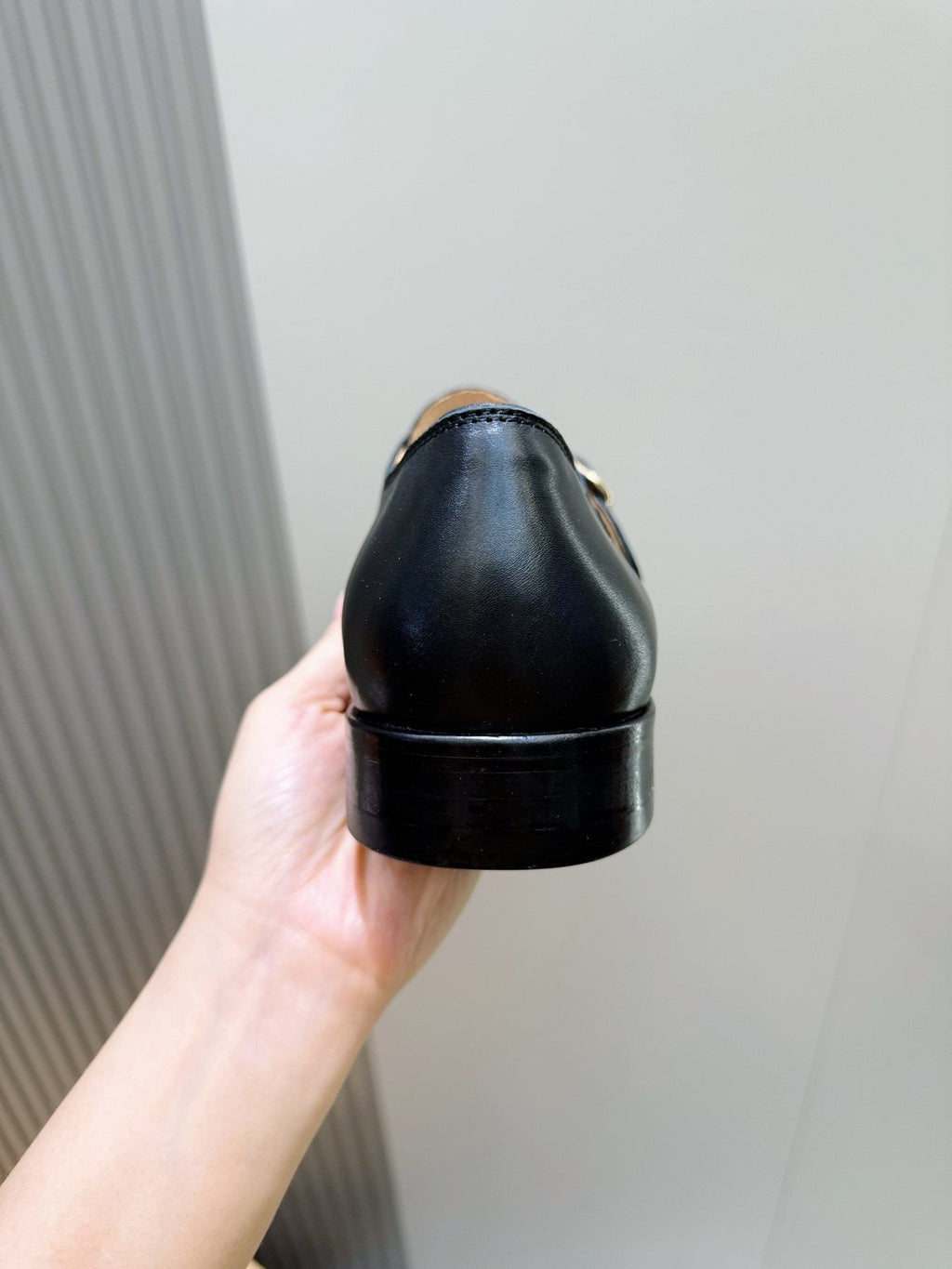Loro Piana Black Buckle Loafers