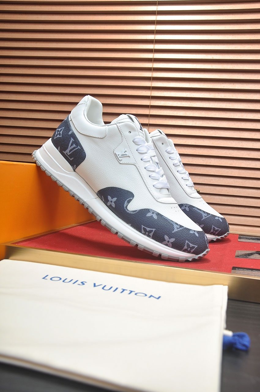 Louis Vuitton Monogram Panel Low-Top Sneakers - Rubber Outsole