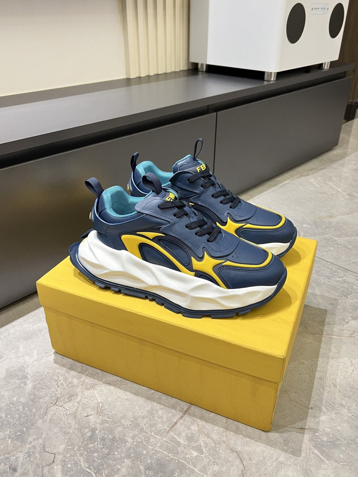 Fendi Men's Flow Low-Top Sneakers
