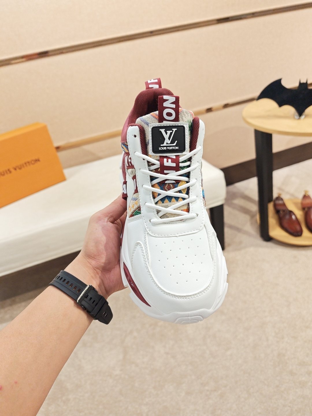 Louis Vuitton Paneled Chunky Sole Sneakers