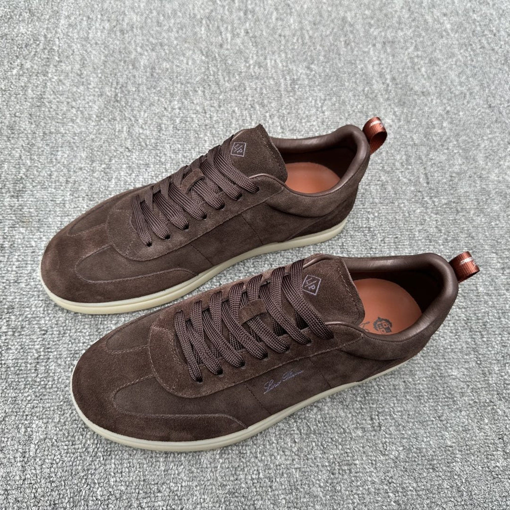 Loro Piana Men's Soho Walk Low-Top Sneakers