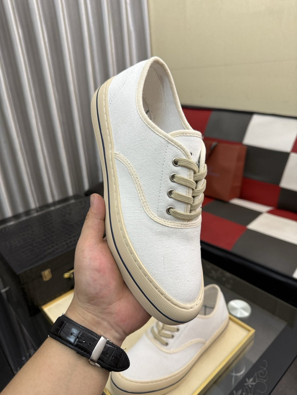 Loro Piana Low-Top Lace-Up Casual Shoes