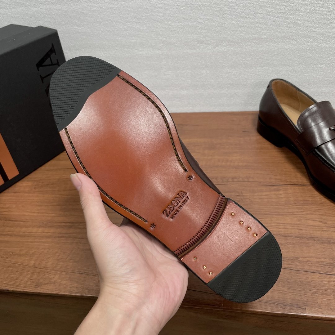 Zegna Men's Tassel Strap Loafers