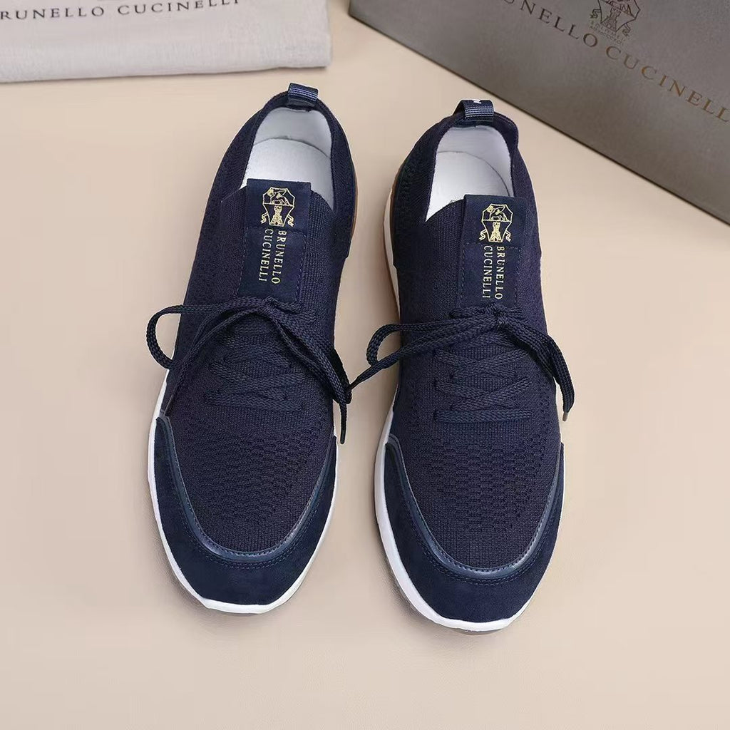 Brunello Cucinelli Contrast Low-Top Sneakers