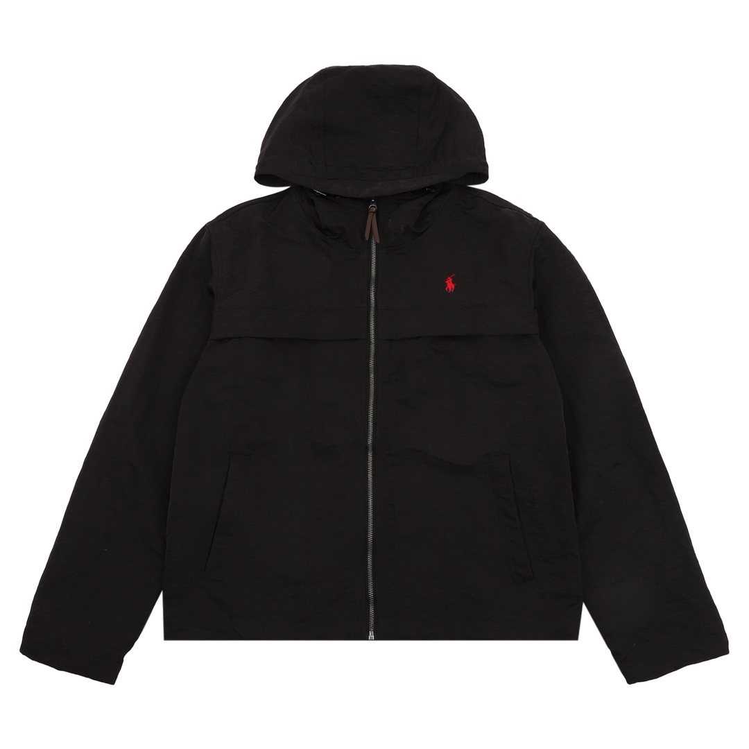 Ralph Lauren Embroidered Horse Logo Hooded Jacket