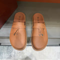 Loro Piana Textured Mule Loafers