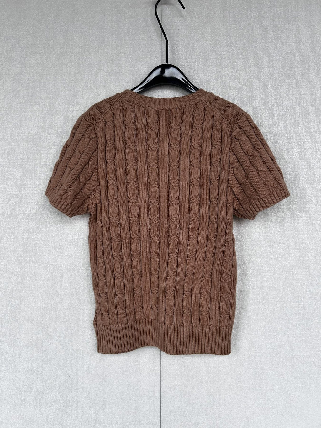 Ralph Lauren Women's Short-Sleeve Cable-Knit Sweater