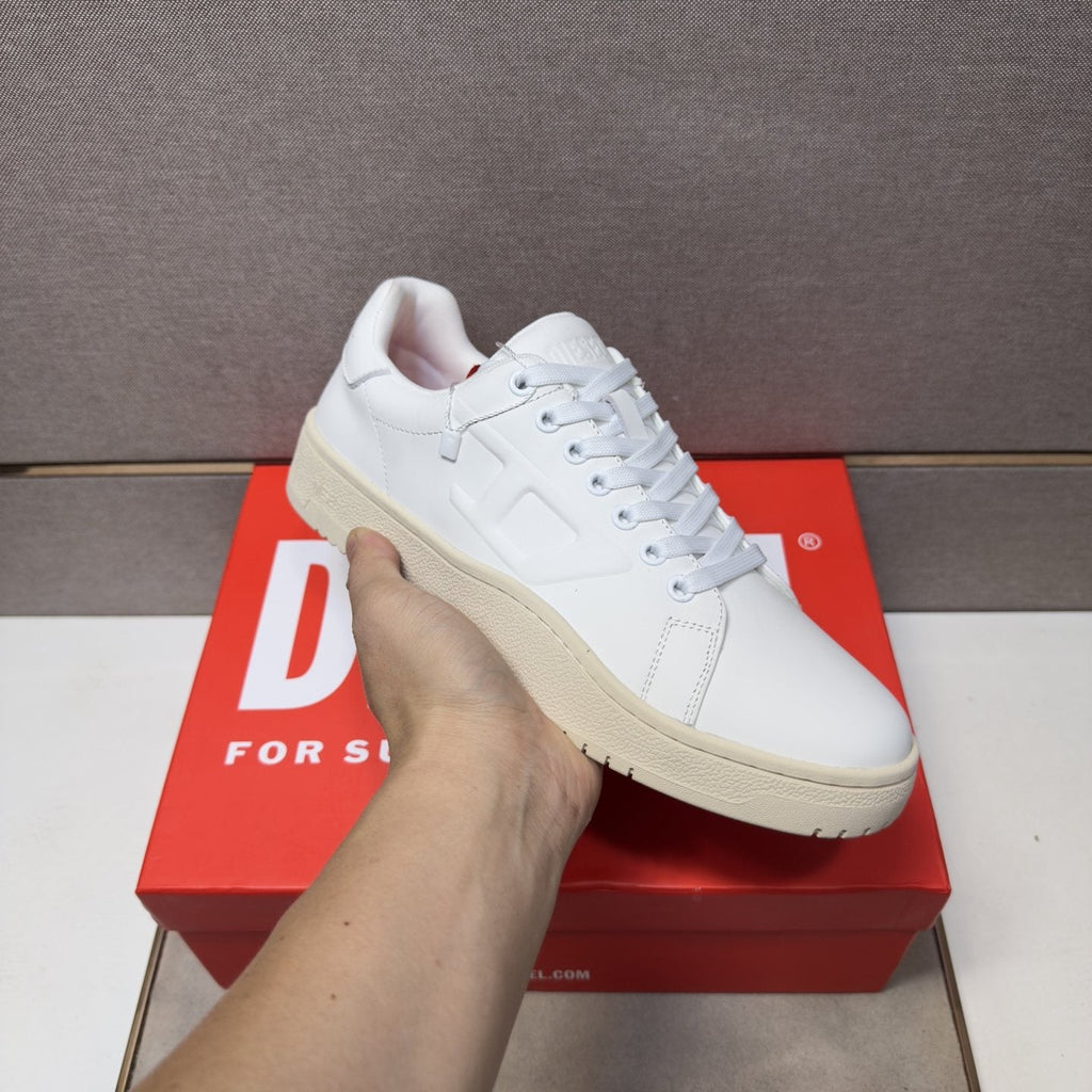 Diesel Men's Low-Top Lace-Up Sneakers - Rounded Toe
