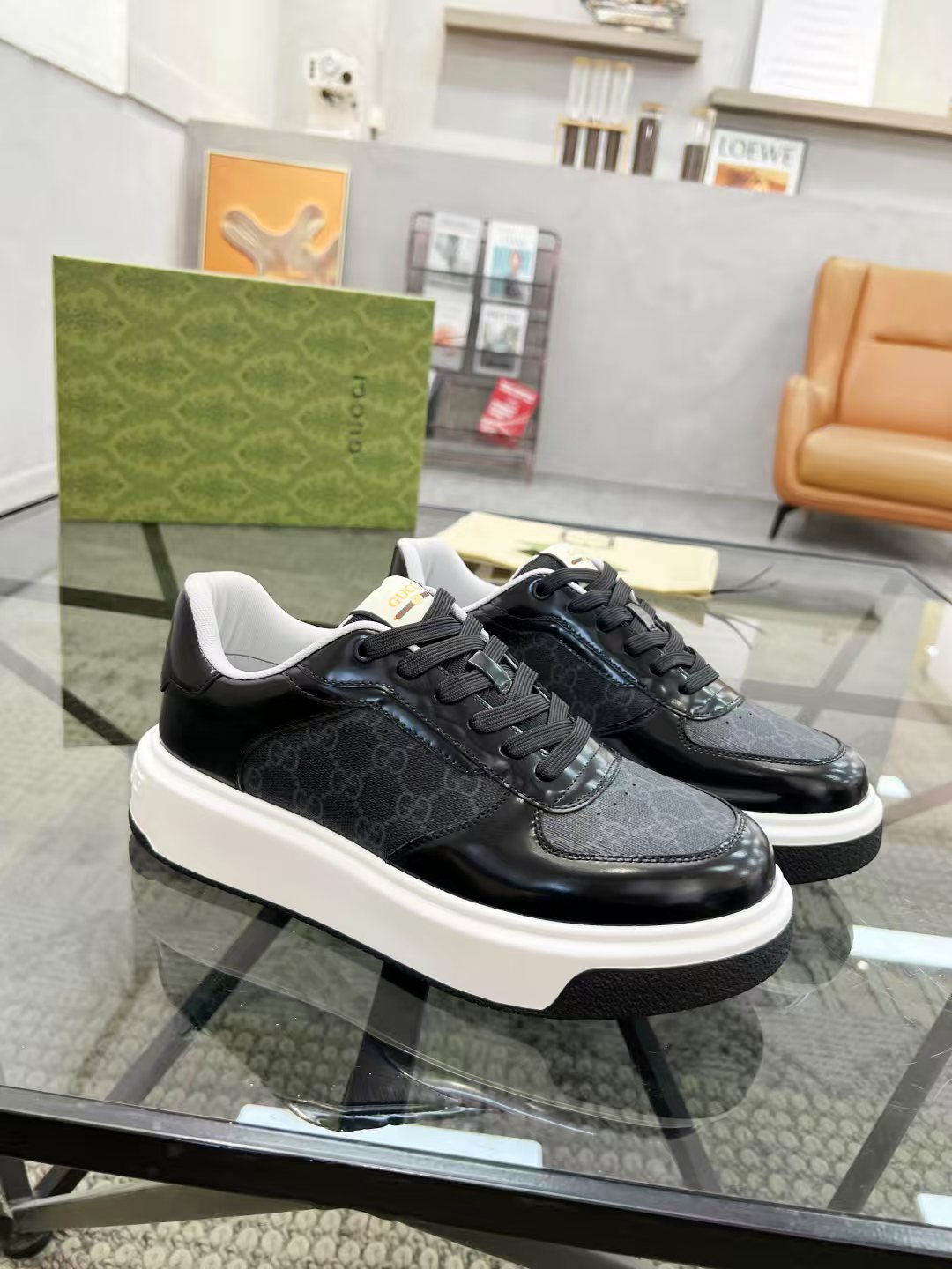 Gucci Platform Low-Top Sneakers