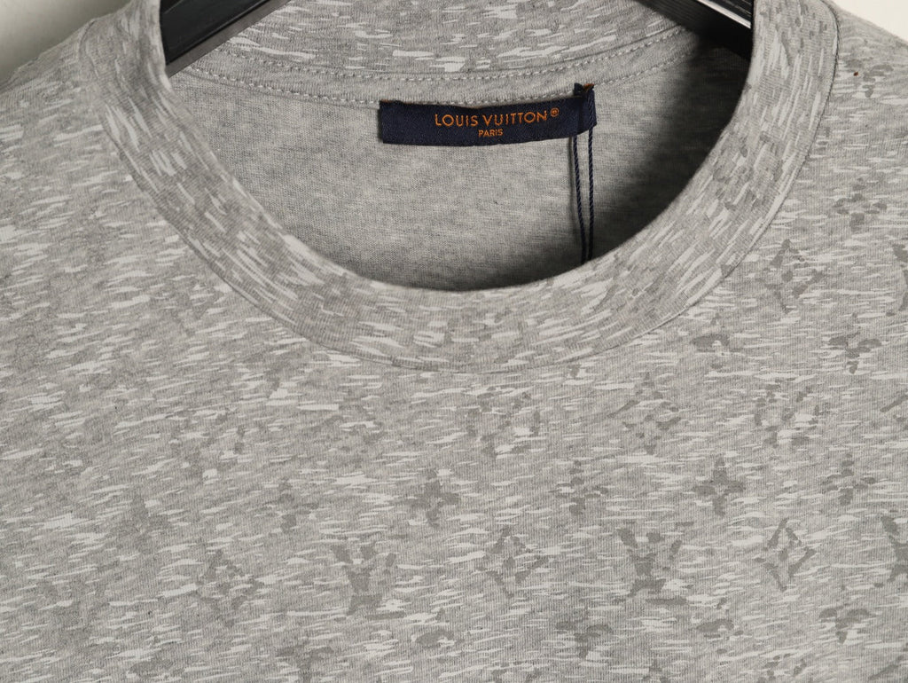 Louis Vuitton Gray LV Monogram Allover-Print T-Shirt